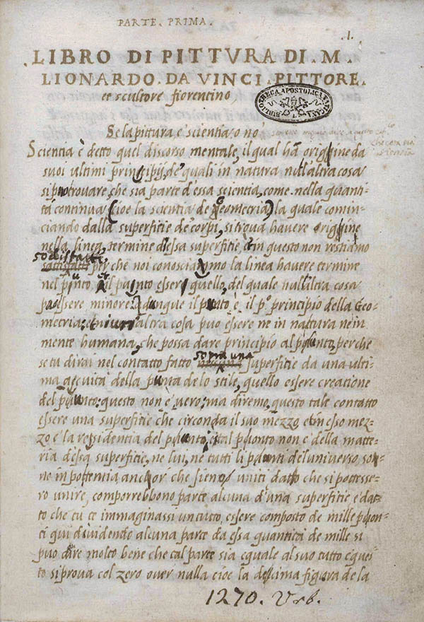 Codex-Urbinas-of-Lionardo-da-Vinci