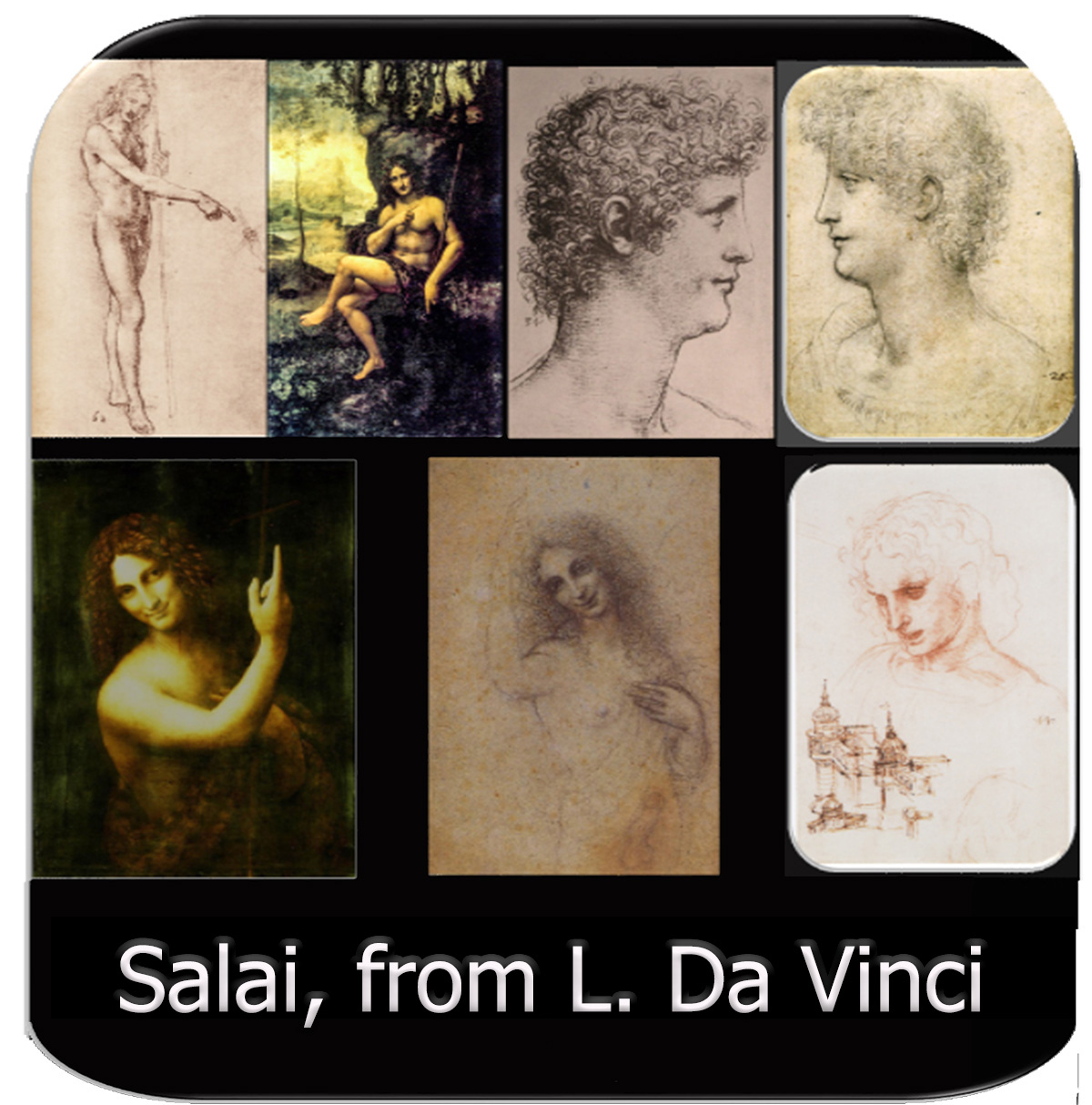 Salai drawings from Da Vinci