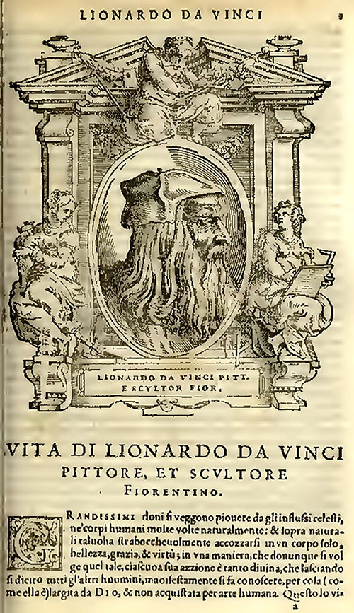 Read Vasari's chapter about Lionardo da Vinci